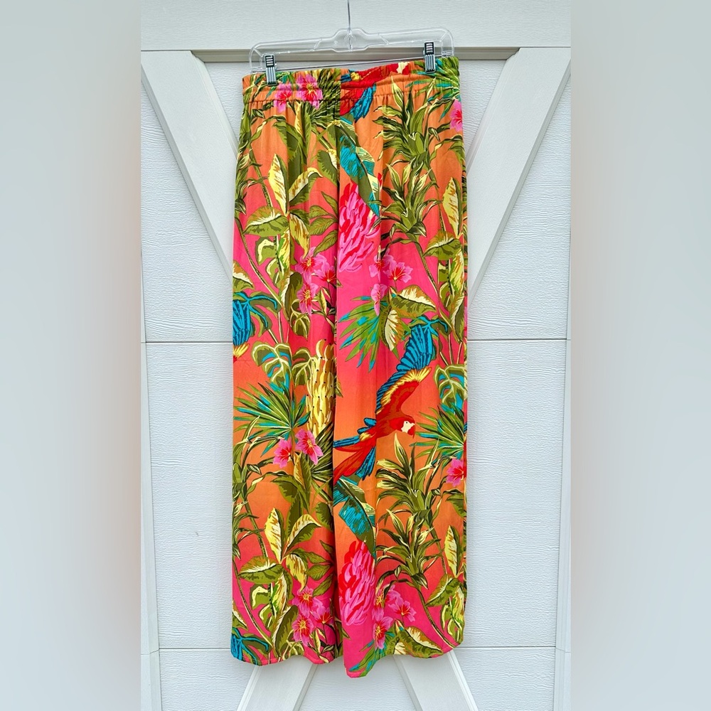 Rachel Zoe Coral Macaw Wide Left Pants - Picture 3 of 4
